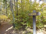 Click to enlarge McCarthy Beach State Park, Minnesota, United States. Path to beach from campground
