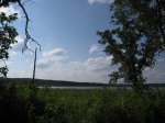 Mille Lacs Kathio State Park, Minnesota, United States. A view of the lake in the background.