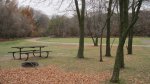Myre - Big Island State Park, Minnesota, United States. Picnic area.