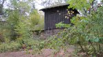 St. Croix State Park, Minnesota, United States. Building in the Riverview Campground.