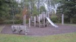 Click to enlarge St. Croix State Park, Minnesota, United States. Playground by the beach.