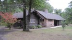 St. Croix State Park, Minnesota, United States. Restrooms and showers in the Riverview Campground.