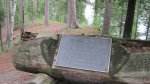 Click to enlarge Scenic State Park, Minnesota, United States. Plaque about Zaiser Island.