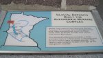 A sign about glacial deposits.