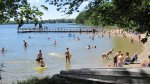 Beach and swimming area.