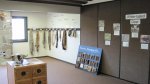 Furs inside the interpretive center.