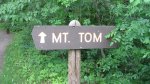 Mount Tom sign.