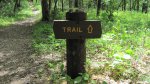 Trail sign.