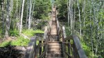 Click to enlarge Split Rock Lighthouse State Park, Minnesota, United States. Halfway up the stairs from the shoreline.