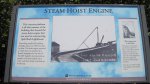 Click to enlarge Split Rock Lighthouse State Park, Minnesota, United States. Steam hoist engine sign.