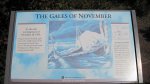 Click to enlarge Split Rock Lighthouse State Park, Minnesota, United States. The gales of November sign.