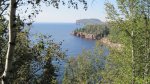 Tettegouche State Park, Minnesota, United States. The view half way up the trail going to Shovel Point.