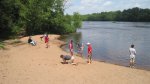 Click to enlarge Wild River State Park, Minnesota, United States. There is a nice beach area near Old Nevers Damn site.
