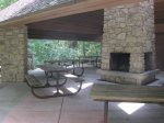 Click to enlarge Wild River State Park, Minnesota, United States. Picnic shelter and firepit.