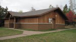 Click to enlarge Gooseberry Falls State Park, Minnesota, United States. Bathroom and Shower building by sites 2, 3, 5, and 44.
