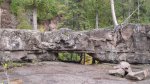 Click to enlarge Gooseberry Falls State Park, Minnesota, United States. Rock formations near the falls.
