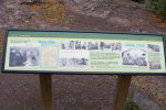 Click to enlarge Gooseberry Falls State Park, Minnesota, United States. Sign about the CCC Camp Site.
