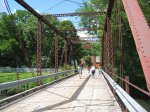 Click to enlarge Forestville/Mystery Cave State Park, Minnesota, United States. Crossing the bridge to Forestville. The bridge was made in 1899.