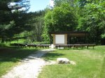 Click to enlarge Forestville/Mystery Cave State Park, Minnesota, United States. Pavilion.