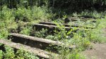 Click to enlarge Banning State Park, Minnesota, United States. Ruins of the Cutting House. They used to cut large pieces of stone, called millstones, with sheet metal blades.