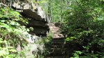 Banning State Park, Minnesota, United States. Stairs leading through the forest.