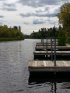 Big Bog State Rec Area, Minnesota, United States. Boat slips available to registered campers.  As of 9/13/2014, the staff said that there are almost enough slips for one per campsite and cabin.  They are free for campers on a first come, first serve basis.  There are also larger public boat landings just north of the campground on either side of the State Hwy 72 Tamarac River Bridge.