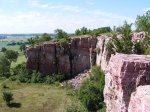 Click to enlarge Blue Mounds State Park, Minnesota, United States. Historic quarry. No climbing allowed here though.
