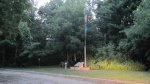 Carley State Park, Minnesota, United States. Carley memorial.