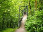 Click to enlarge Alexander Ramsey Park, Minnesota, United States. Suspension bridge