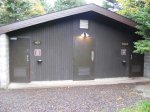 Cascade River State Park, Minnesota, United States. Restrooms and showers.