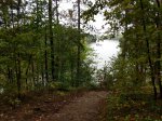 Crow Wing State Park, Minnesota, United States. View of Mississippi from the trail.
