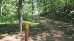Cuyuna Country Rec Area, Minnesota, United States. Trail 59 marker.