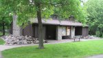 Father Hennepin State Park, Minnesota, United States. Restrooms and showers in the Lakeview Campground.
