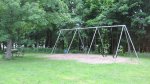 Father Hennepin State Park, Minnesota, United States. Swing set.