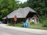 Flandrau State Park, Minnesota, United States. Check in area and visitor center.
