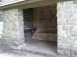 Flandrau State Park, Minnesota, United States. Shelter area in the Semi-Modern Non-Electric loop.