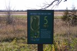 Fort Ridgely State Park, Minnesota, United States. All of the hole markers had historical information on it.  You can learn as you golf!