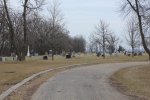 Fort Ridgely State Park, Minnesota, United States. Historic cemetery,