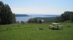 Click to enlarge Frontenac State Park, Minnesota, United States. A view of Lake Pepin from the picnic area.