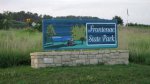 Click to enlarge Frontenac State Park, Minnesota, United States. Main park sign.