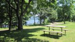 Frontenac State Park, Minnesota, United States. Picnic area.