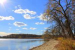 Click to enlarge Glendalough State Park, Minnesota, United States. Molly Stark Lake Beach