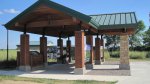 Great River Bluffs State Park, Minnesota, United States. Welcome center.