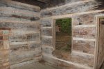 Click to enlarge Tishomingo State Park, Mississippi, United States. Inside the old log cabin.