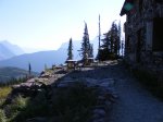 Click to enlarge Glacier National Park, Montana, United States. View from Granite Park Chalet. We took The Loop hiking trail to this point, which is a very strenuous up hill hike. We then found out there is an easier trail to get here...