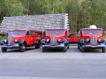 Click to enlarge Glacier National Park, Montana, United States. Tour buses.