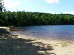 Click to enlarge Bear Brook State Park, New Hampshire, United States. Swimming area.