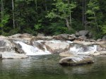 Swift River Lower Falls, Kancamagus Highway NH 112, Near Blackberry Crossing & Covered Bridge Campgrounds, Parking area GPS coordinates: N44� 00.954 | W071� 14.740 Elevation 948