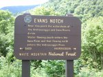Things are much quieter and less traveled on the eastern side of the Whites. Evans Notch here on rt 113