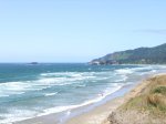 Beverly Beach State Park, Oregon, United States. Coastal Beach facing North 